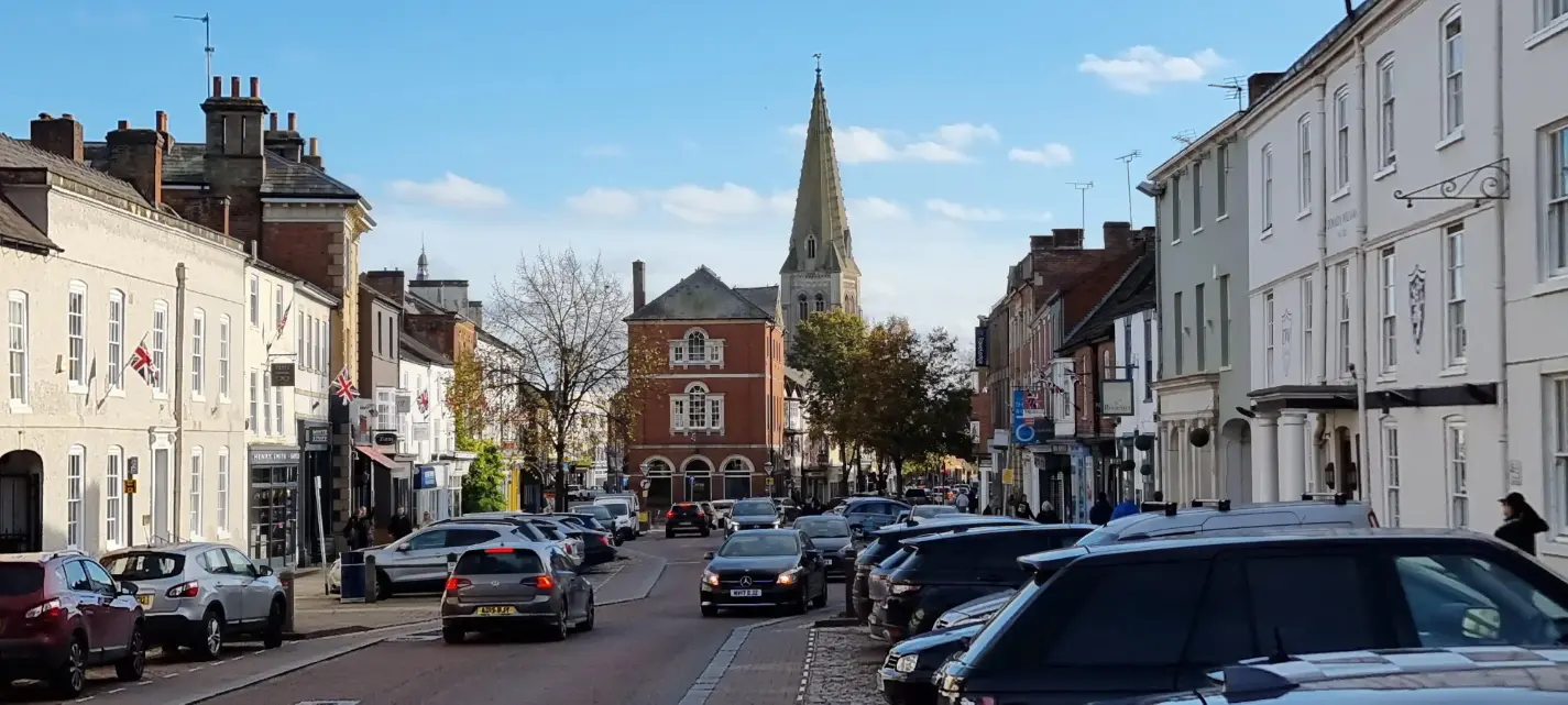 Market harborough high street Market harborough high street